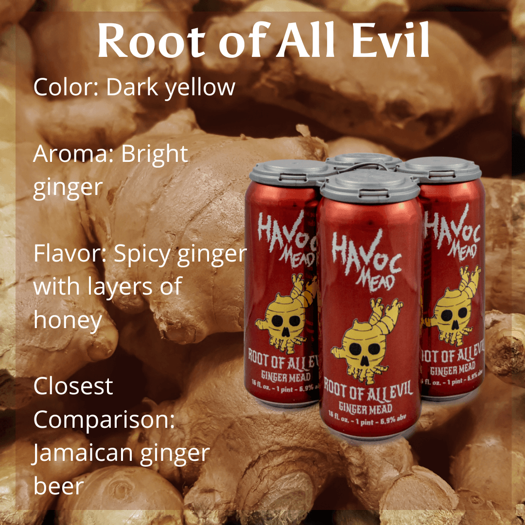 Root of All Evil Ginger Mead from Havoc - Groennfell & Havoc Mead Store