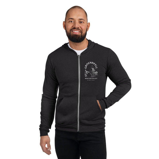 Groennfell Dad Mead Society Lightweight Zip Hoodie - Groennfell & Havoc Mead Store