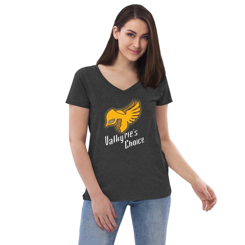 Old School Valkyrie's Choice Logo Women’s Recycled V-neck - Groennfell & Havoc Mead Store