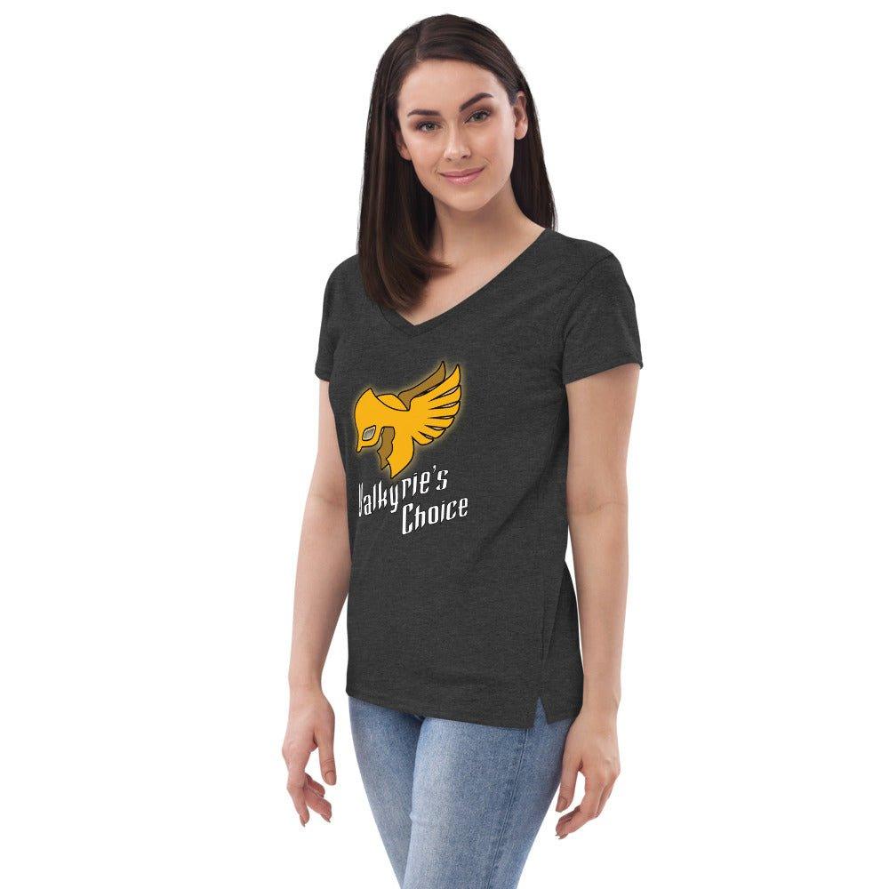 Old School Valkyrie's Choice Logo Women’s Recycled V-neck - Groennfell & Havoc Mead Store