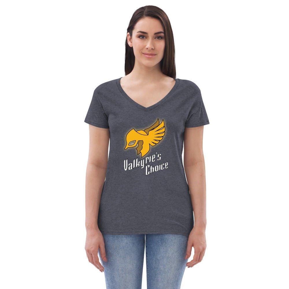 Old School Valkyrie's Choice Logo Women’s Recycled V-neck - Groennfell & Havoc Mead Store