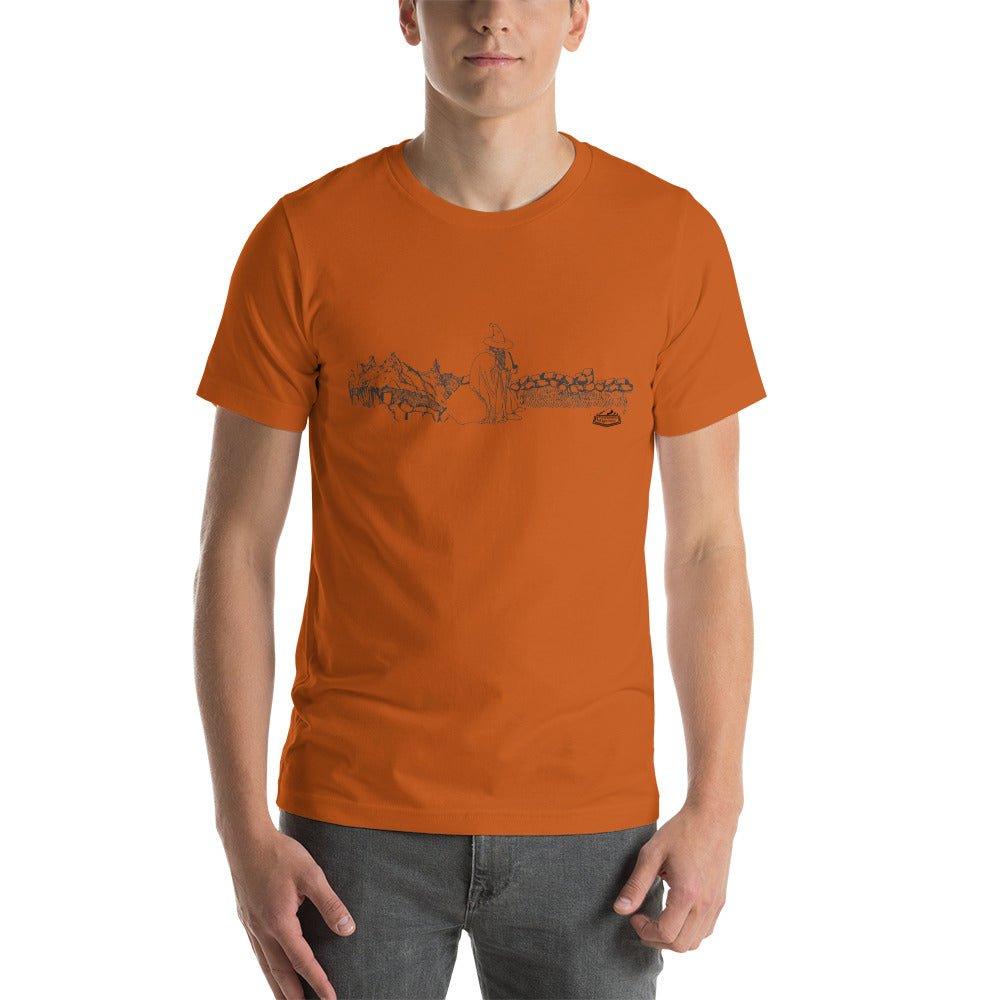 Old Wayfarer Short-Sleeve Unisex T-Shirt – Groennfell & Havoc Mead