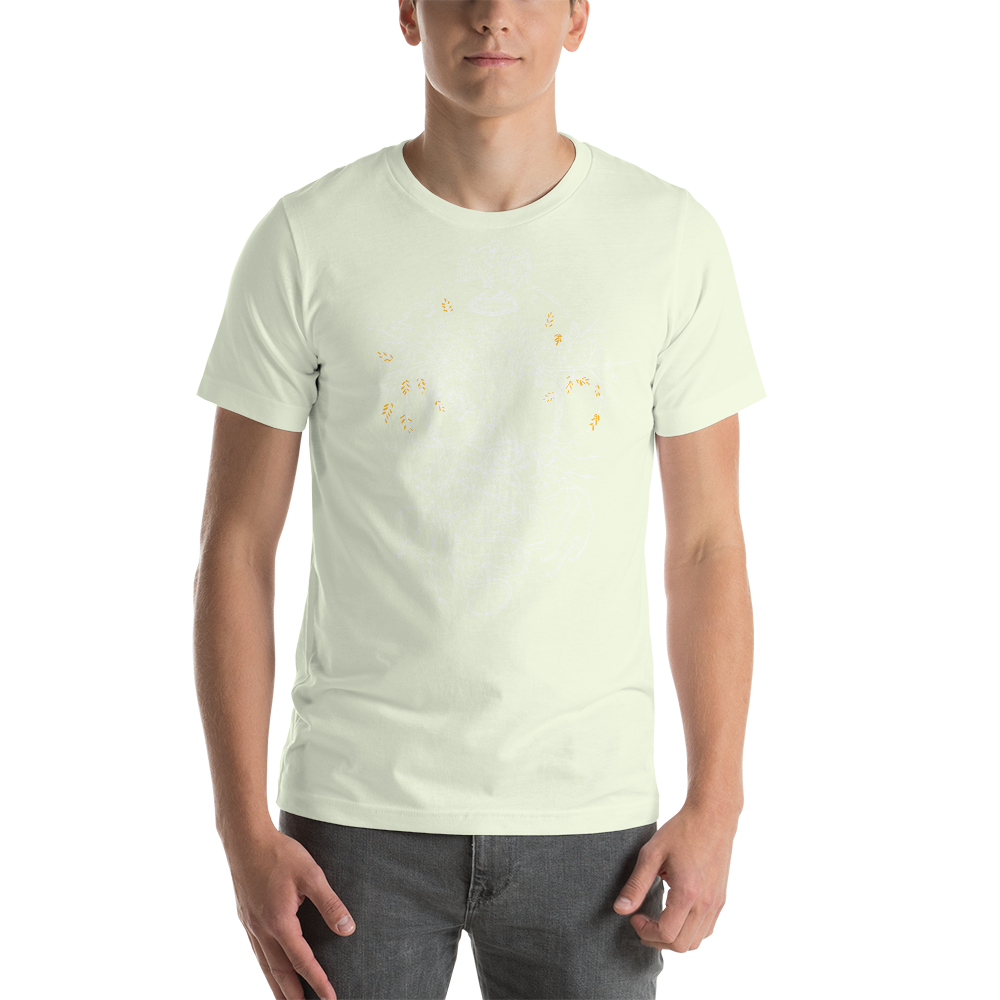 Yggdrasil Gold Details Short-Sleeve Unisex T-Shirt