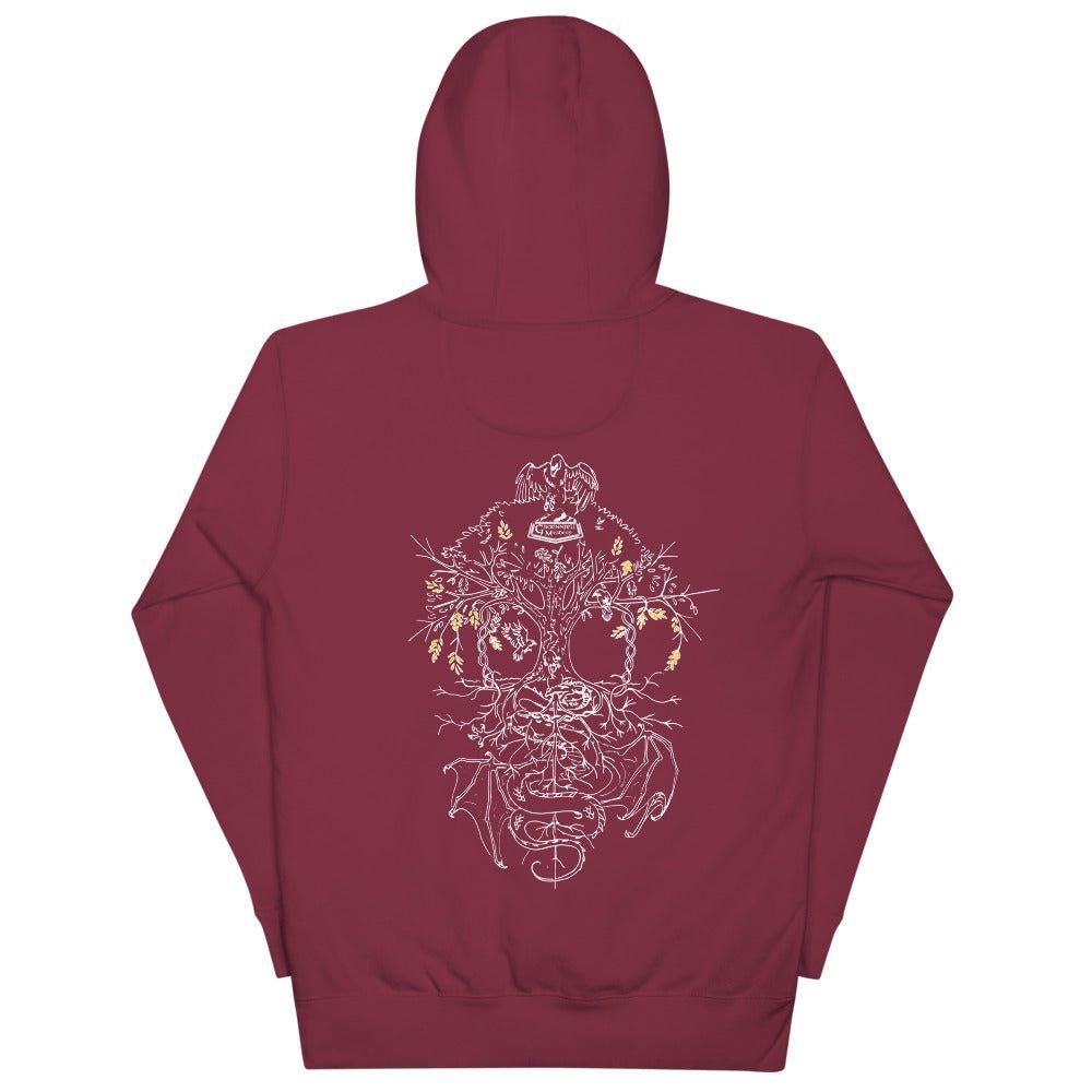 Yggdrasil Print Back Unisex Hoodie - Groennfell & Havoc Mead Store